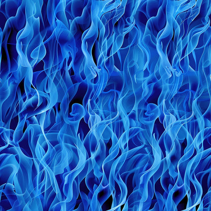 Sapphire Inferno Pattern 3 Minky Fabric