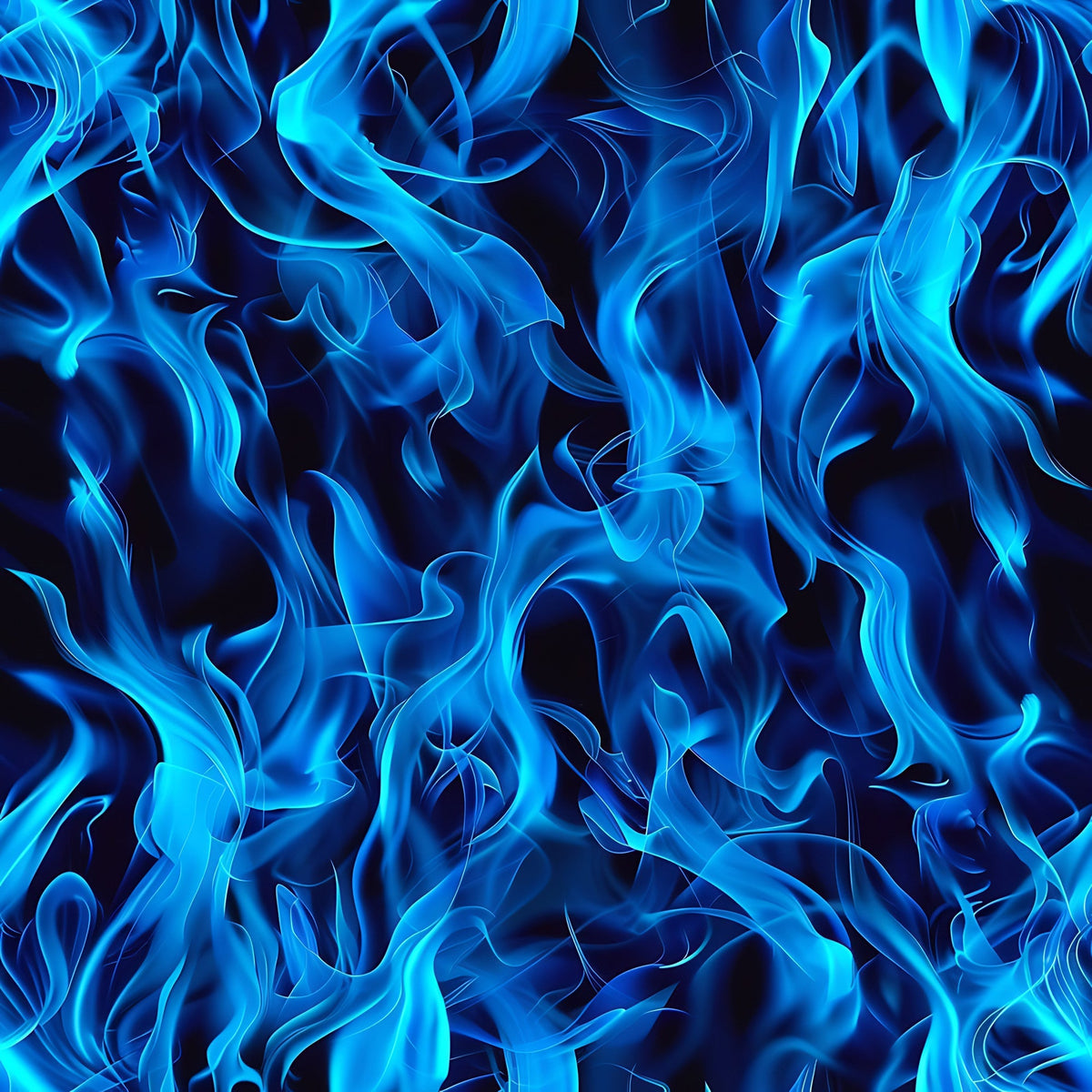 Sapphire Inferno Pattern 4 Minky Fabric