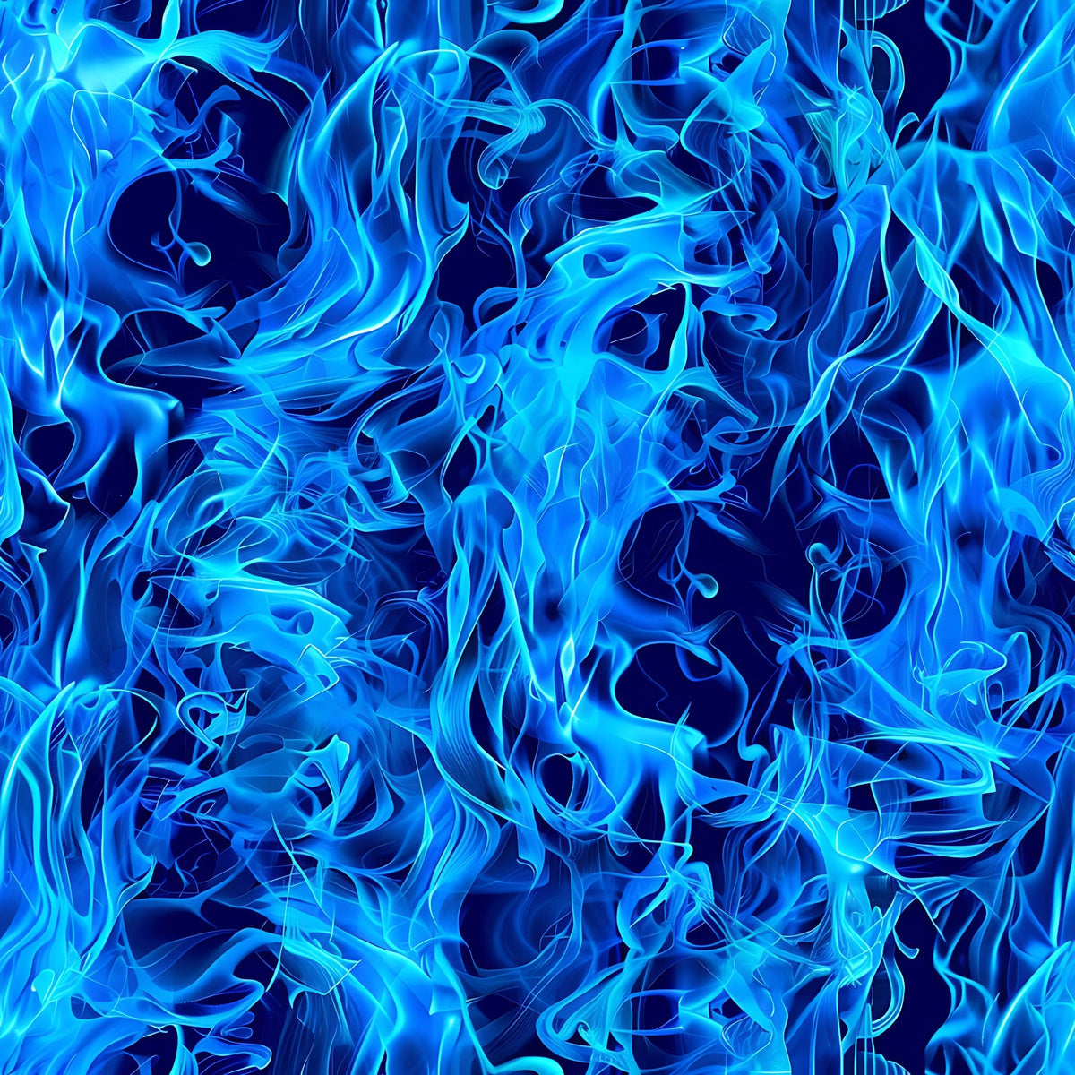 Sapphire Inferno Pattern 6 Minky Fabric