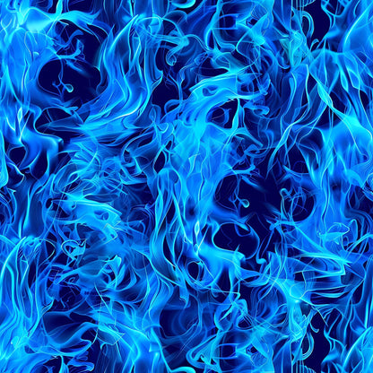 Sapphire Inferno Pattern 6 Minky Fabric