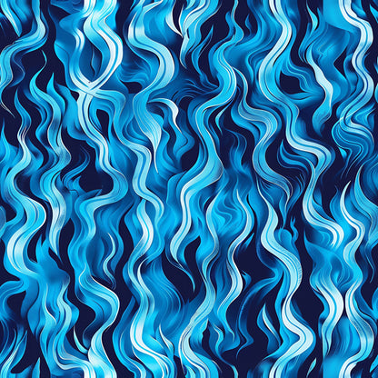 Sapphire Inferno Pattern 7 Minky Fabric