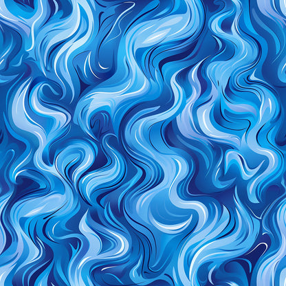 Sapphire Inferno Pattern 8 Minky Fabric