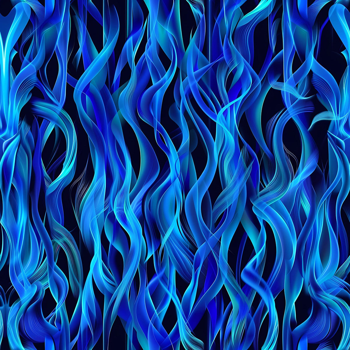 Sapphire Inferno Pattern 9 Minky Fabric