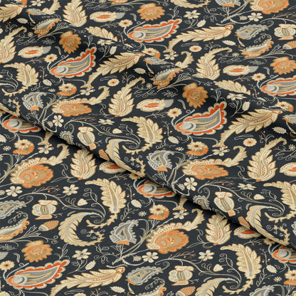 Boho Floral Paisley Pattern 1 Quilting Cotton Fabric