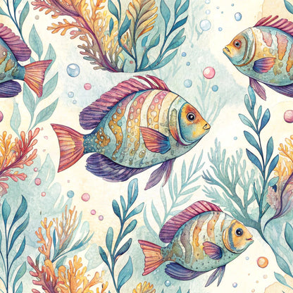 Tidepool Treasures Pattern 2 Minky Fabric