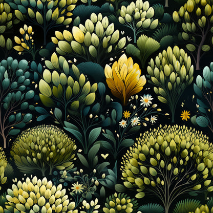 Botanical Garden Pattern 13 Quilting Cotton Fabric