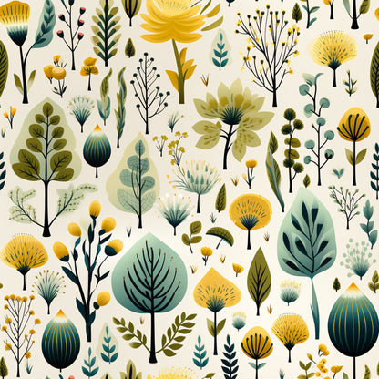 Twilight Flora Pattern 3 Minky Fabric