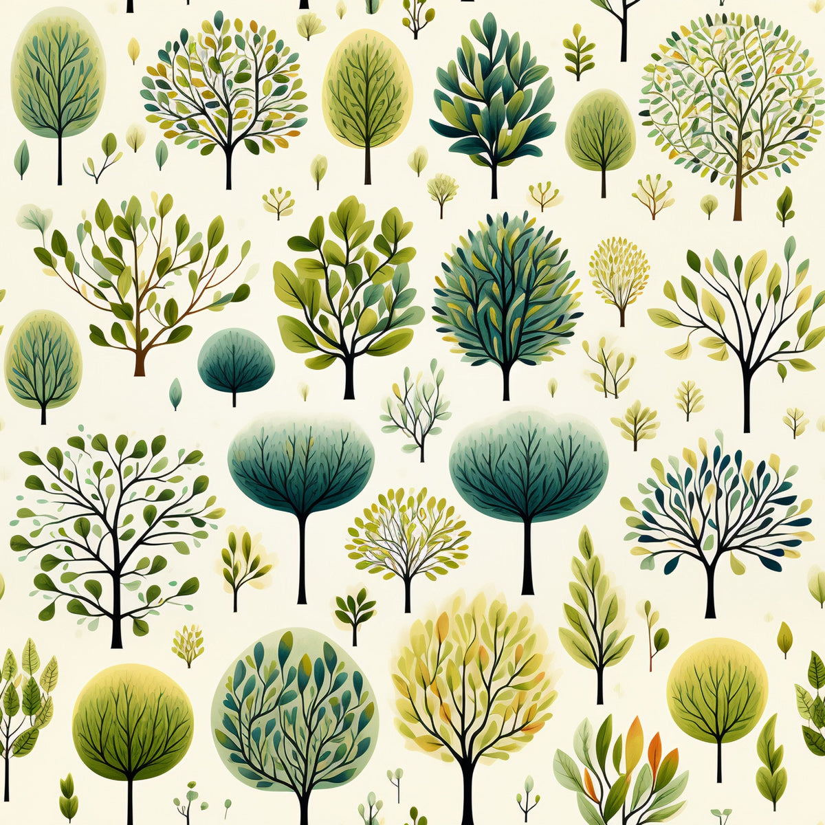 Twilight Flora Pattern 5 Minky Fabric