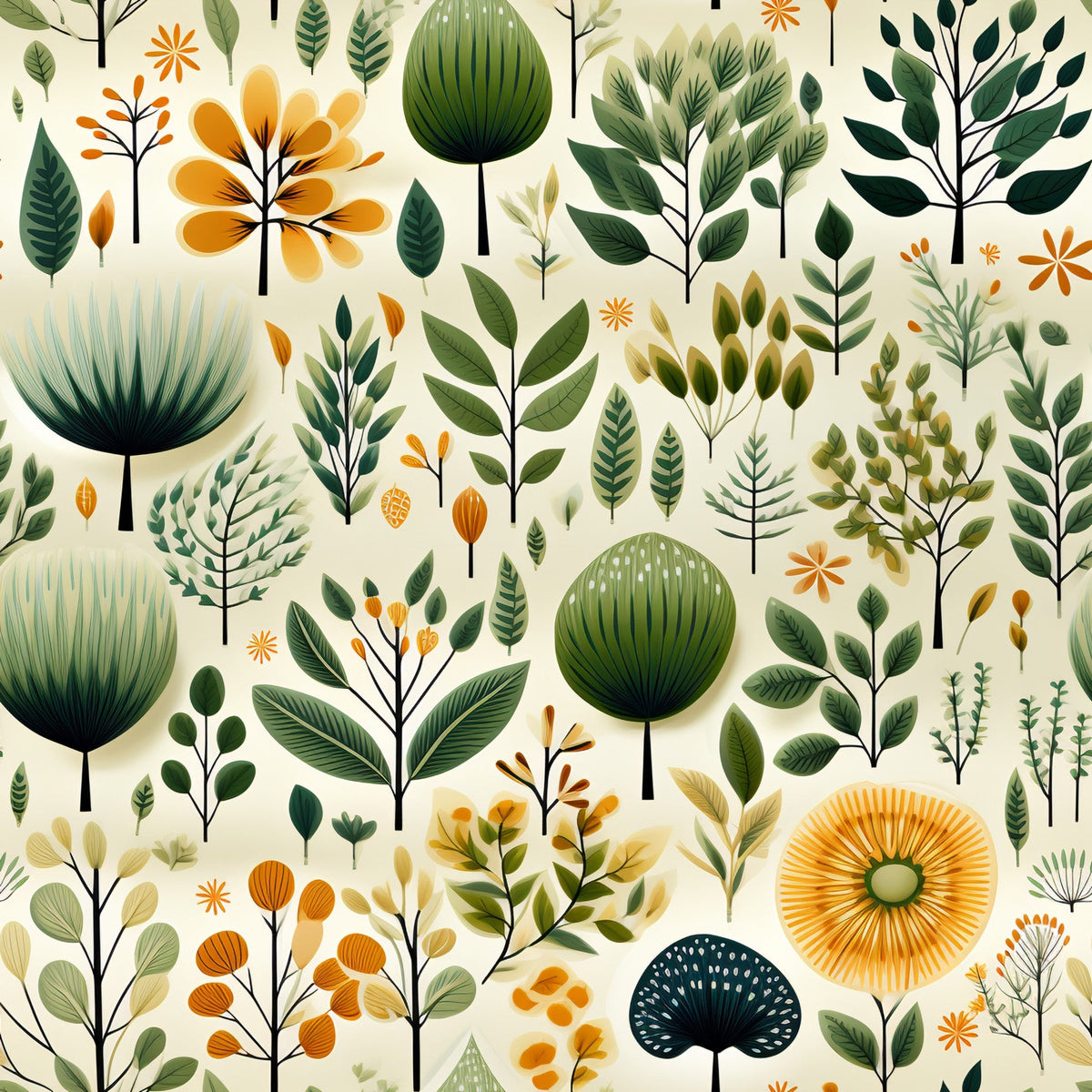 Twilight Flora Pattern 8 Minky Fabric