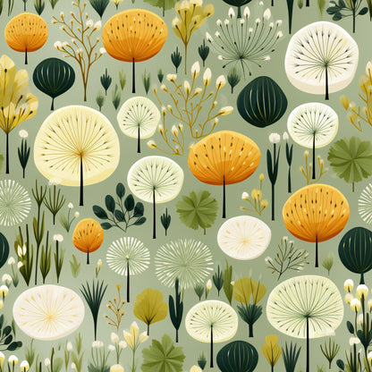 Twilight Flora Pattern 9 Minky Fabric