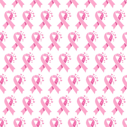 Breast Cancer Awareness Pattern 1 Quilting Cotton Fabric