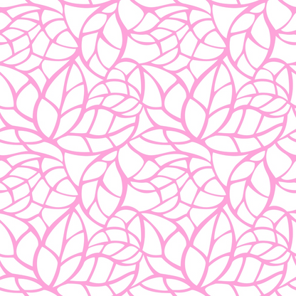 Pink Ribbon Love Pattern 12 Minky Fabric