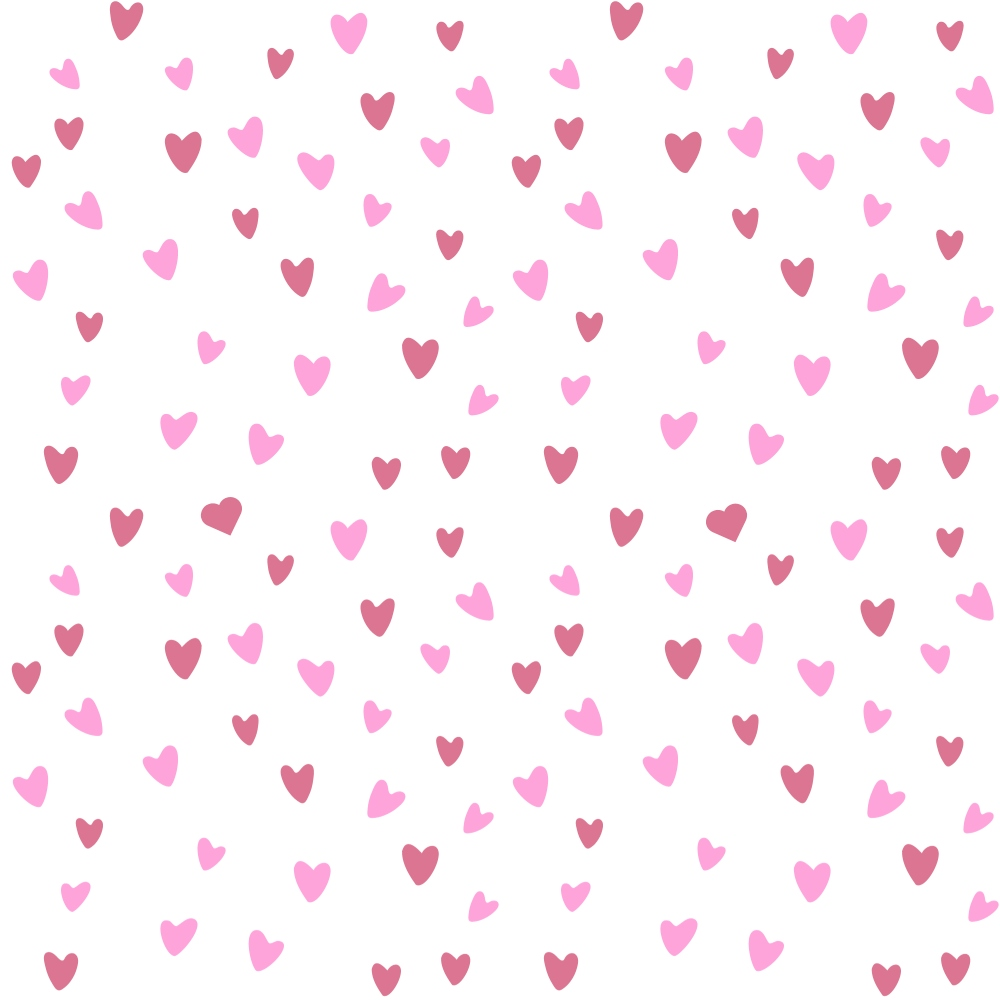 Pink Ribbon Love Pattern 8 Minky Fabric