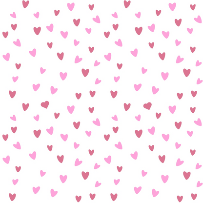 Pink Ribbon Love Pattern 8 Minky Fabric
