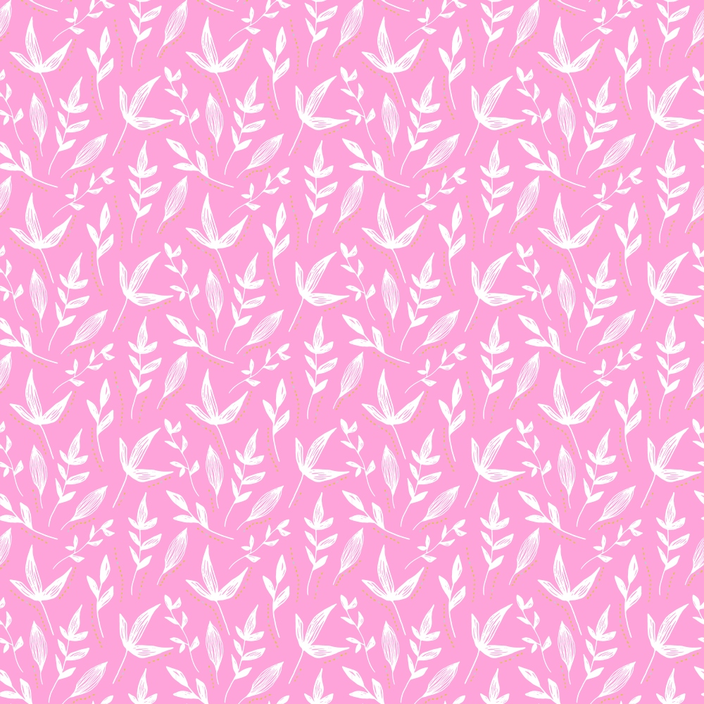 Pink Ribbon Love Pattern 9 Minky Fabric