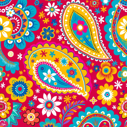 Fiesta Blooms Pattern 12 Minky Fabric