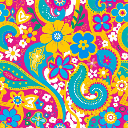 Fiesta Blooms Pattern 14 Minky Fabric