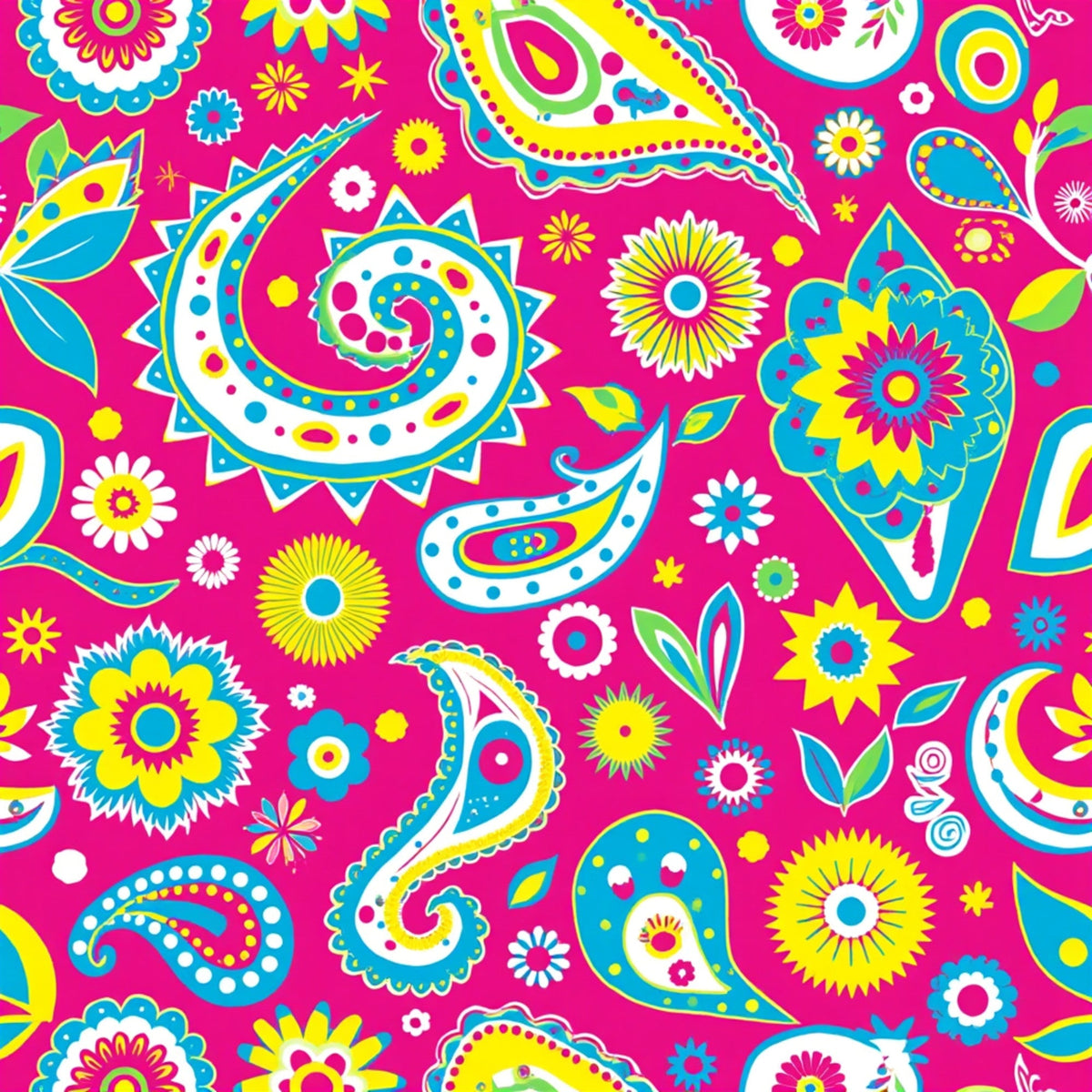 Fiesta Blooms Pattern 15 Minky Fabric