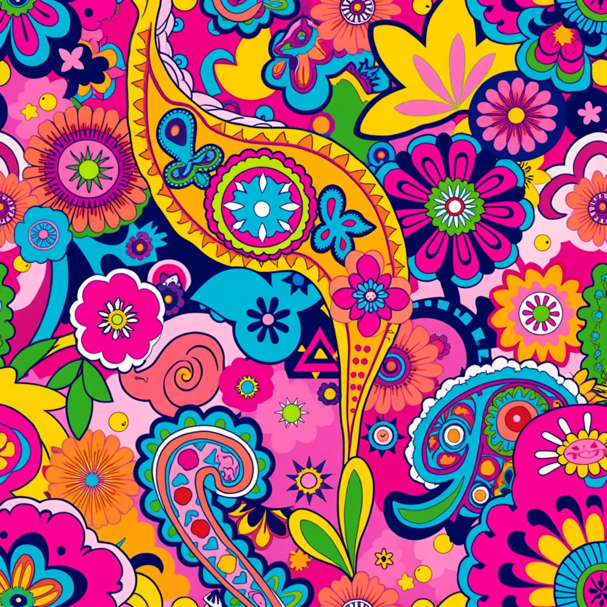 Fiesta Blooms Pattern 16 Minky Fabric