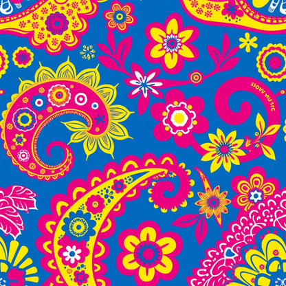 Fiesta Blooms Pattern 17 Minky Fabric