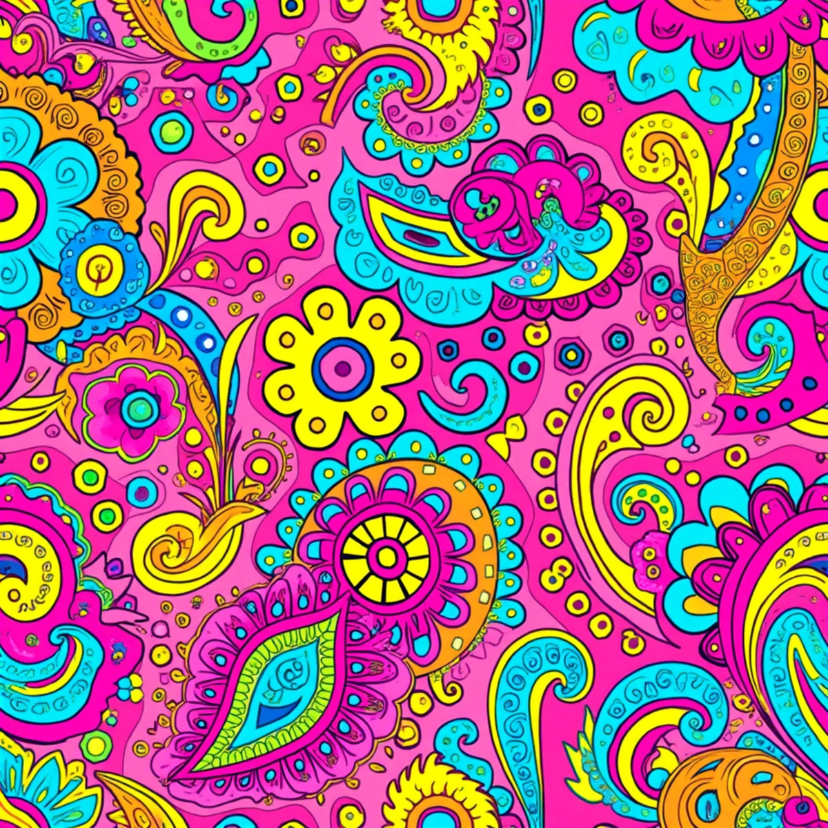 Fiesta Blooms Pattern 18 Minky Fabric