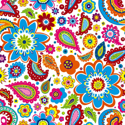 Fiesta Blooms Pattern 3 Minky Fabric