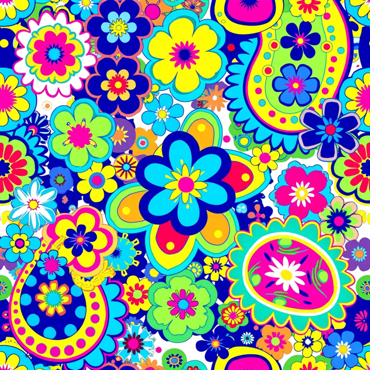 Fiesta Blooms Pattern 5 Minky Fabric