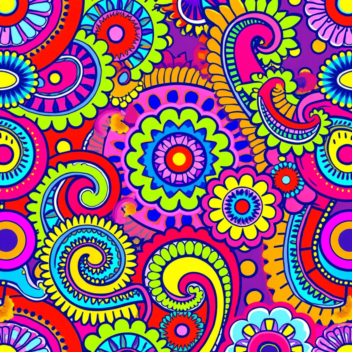 Fiesta Blooms Pattern 7 Minky Fabric