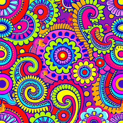 Fiesta Blooms Pattern 7 Minky Fabric
