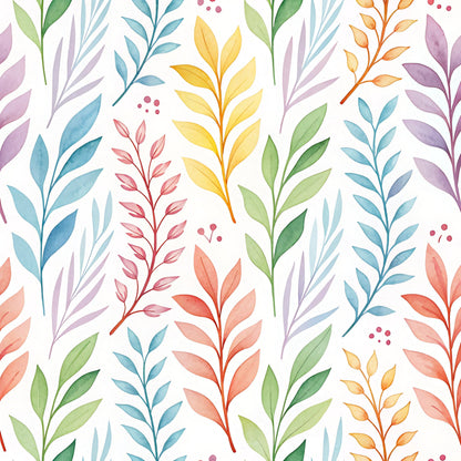 Bright Rainbow Pattern 10 Quilting Cotton Fabric