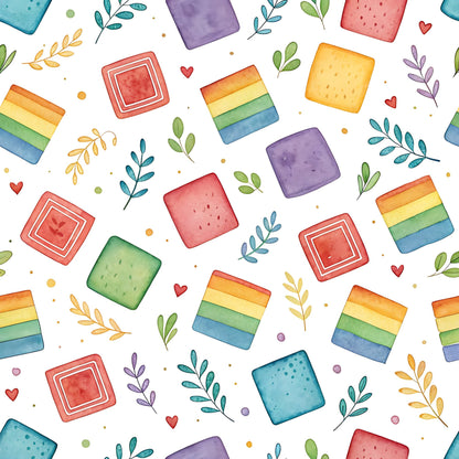 Sprinkle Party Pattern 13 Minky Fabric