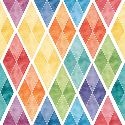 Bright Rainbow Pattern 5 Quilting Cotton Fabric