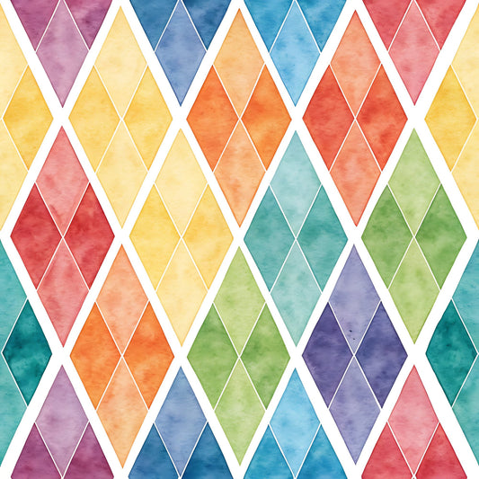 Bright Rainbow Pattern 5 Quilting Cotton Fabric