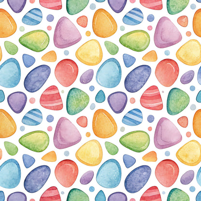 Bright Rainbow Pattern 7 Quilting Cotton Fabric