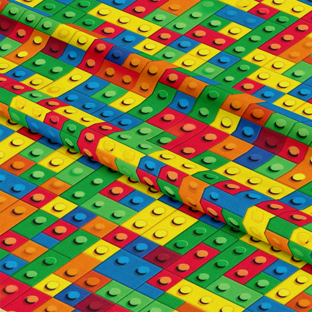 Building Blocks Pattern 28 Quilting Cotton Fabric