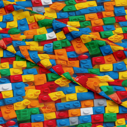 Building Blocks Pattern 20 Quilting Cotton Fabric