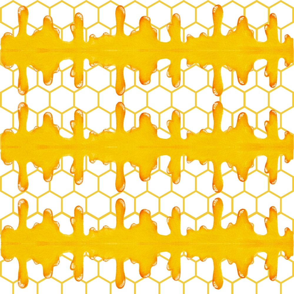 Honeycomb Hive Pattern 7 Minky Fabric