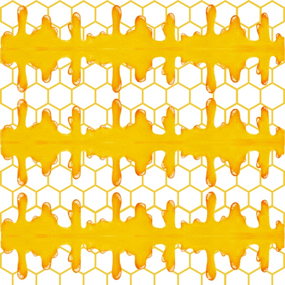 Honeycomb Hive Pattern 7 Minky Fabric