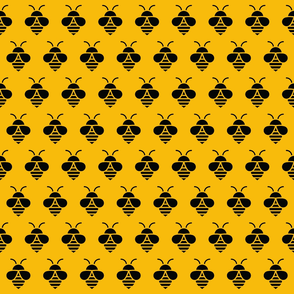 Honeycomb Hive Pattern 9 Minky Fabric