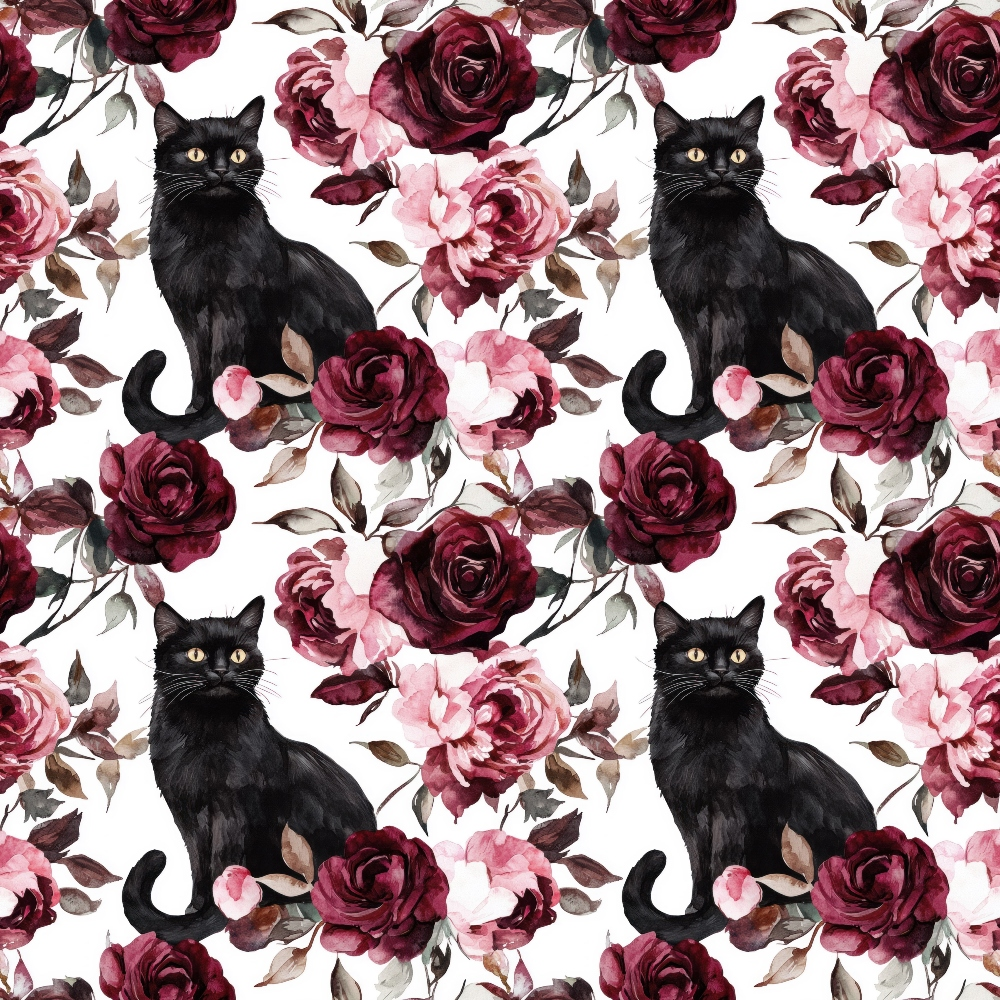 Raven Rose Reverie Pattern 11 Minky Fabric