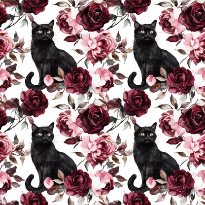 Raven Rose Reverie Pattern 11 Minky Fabric