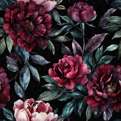 Raven Rose Reverie Pattern 15 Minky Fabric