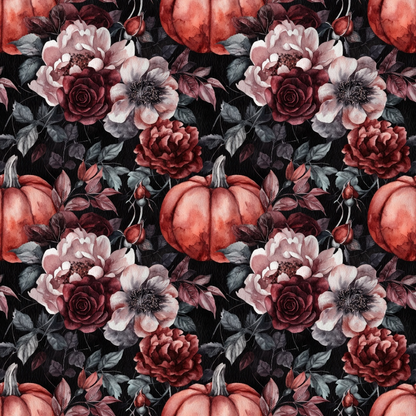 Raven Rose Reverie Pattern 18 Minky Fabric