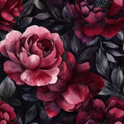 Raven Rose Reverie Pattern 29 Minky Fabric