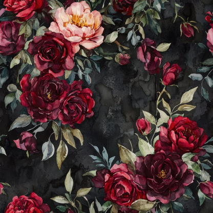 Raven Rose Reverie Pattern 7 Minky Fabric