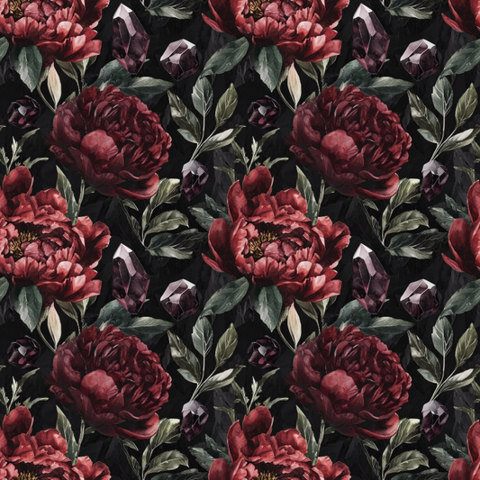 Burgundy in October Pattern 8 Quilting Cotton Fabric