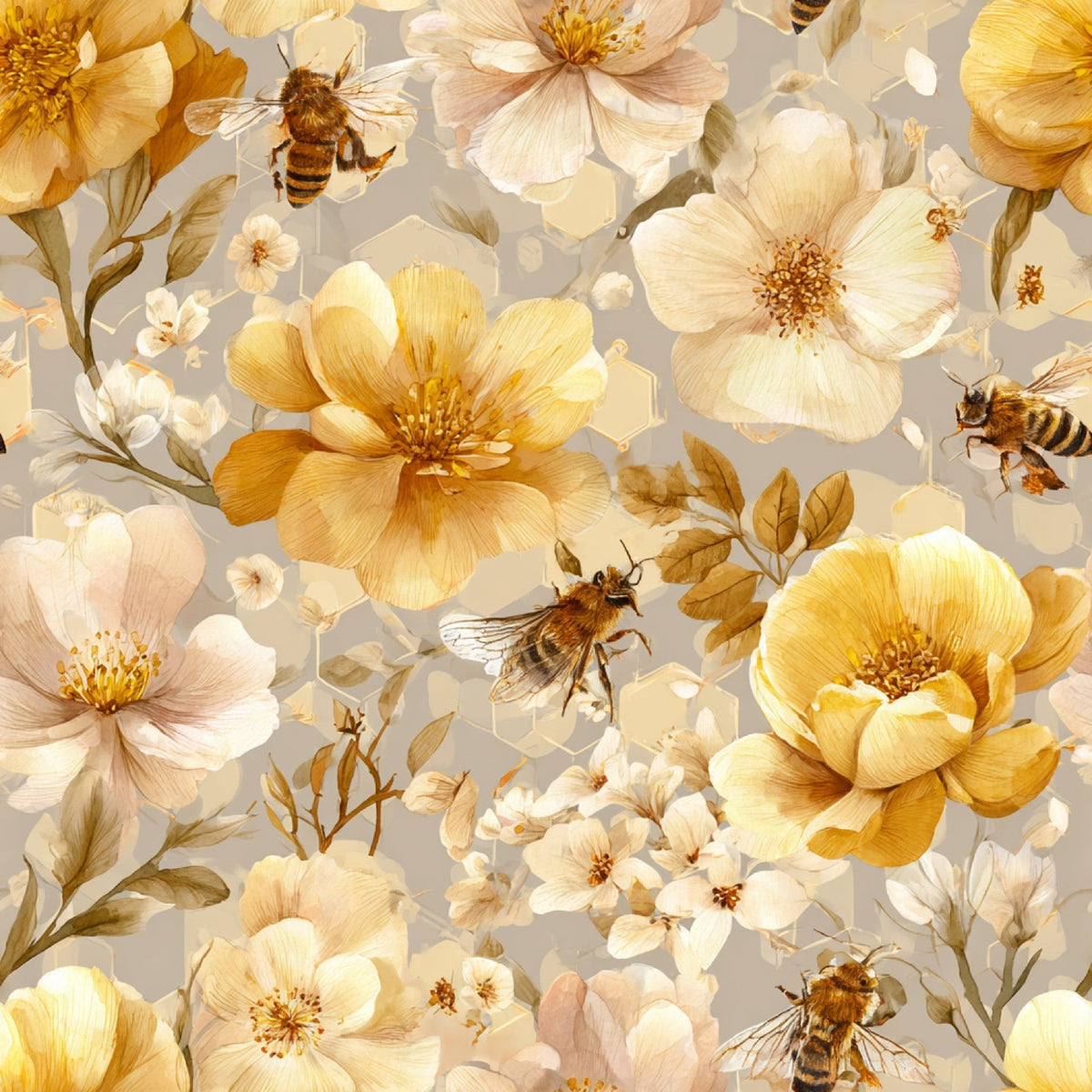 Pollen Parade Pattern 15 Minky Fabric