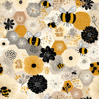 Pollen Parade Pattern 19 Minky Fabric