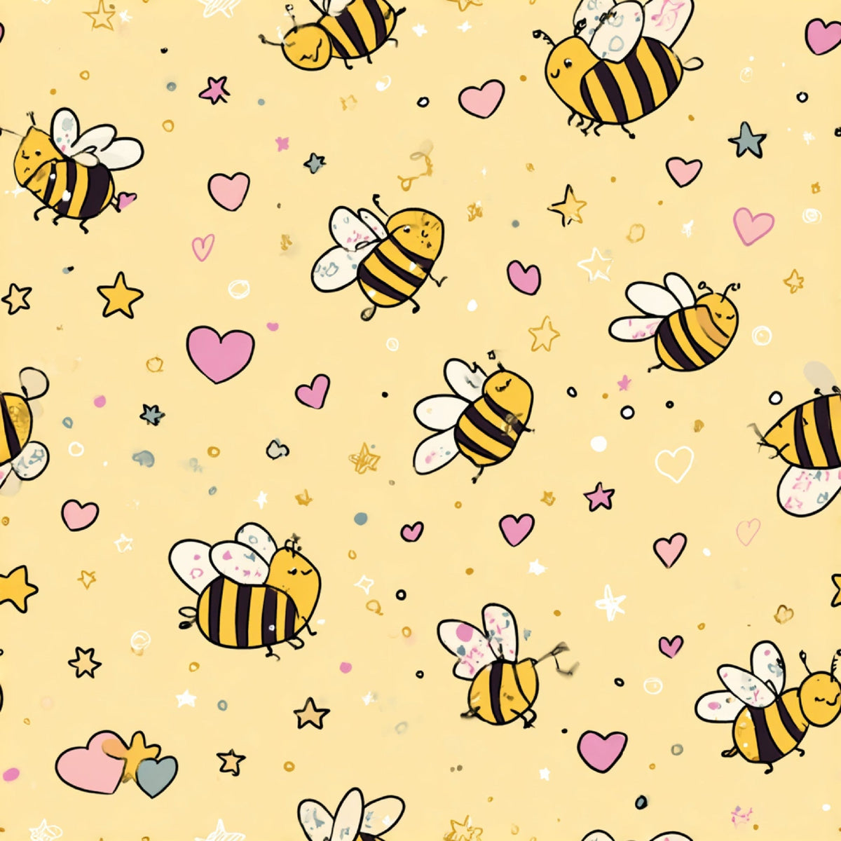 Pollen Parade Pattern 1 Minky Fabric