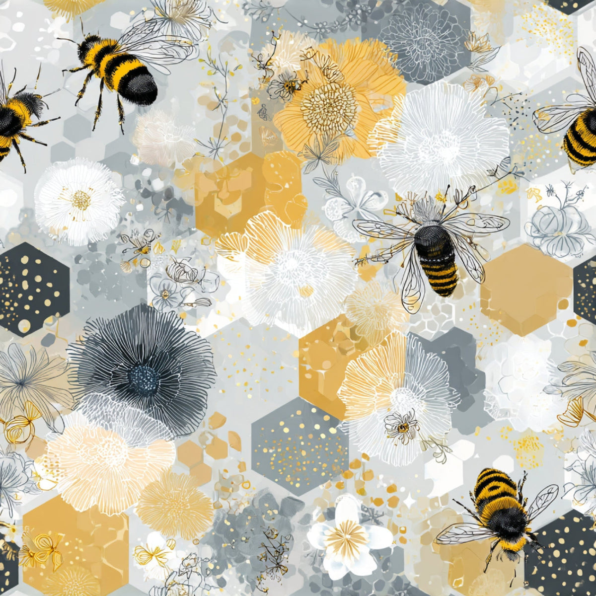 Pollen Parade Pattern 20 Minky Fabric